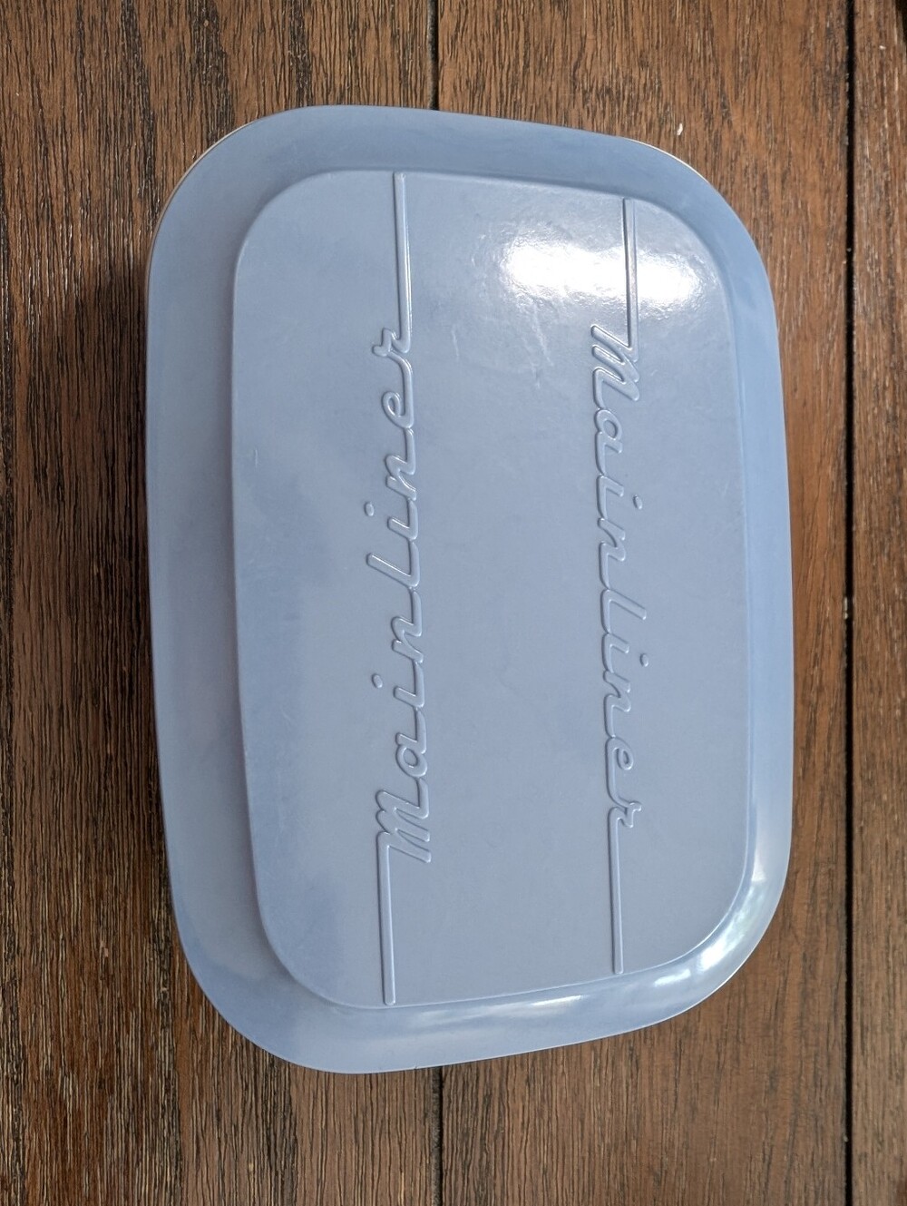 Light Blue Vintage United Airlines Mainliner Dish March 1953